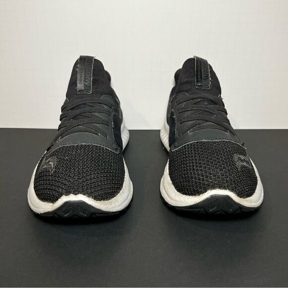 Womens SAUCONY Stretch & Go Breeze Black Slip On Athletic Shoes / Size 5 - Picture 3 of 9